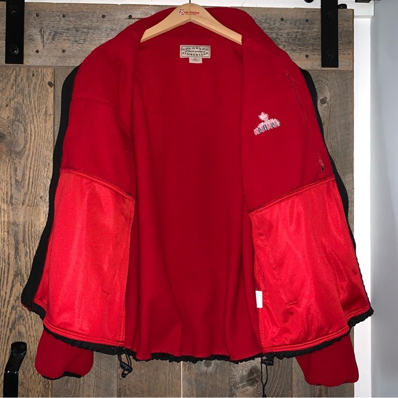 Men’s XL COLORADO TIMBERLINE Thick Red Fleece Coat MOLSON CANADIAN EXCELLENT - Picture 14 of 15